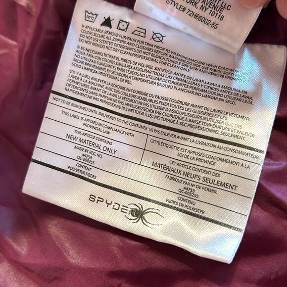 Spyder Boundless Water Resistant Long Puffer Coat small - Picture 10 of 10